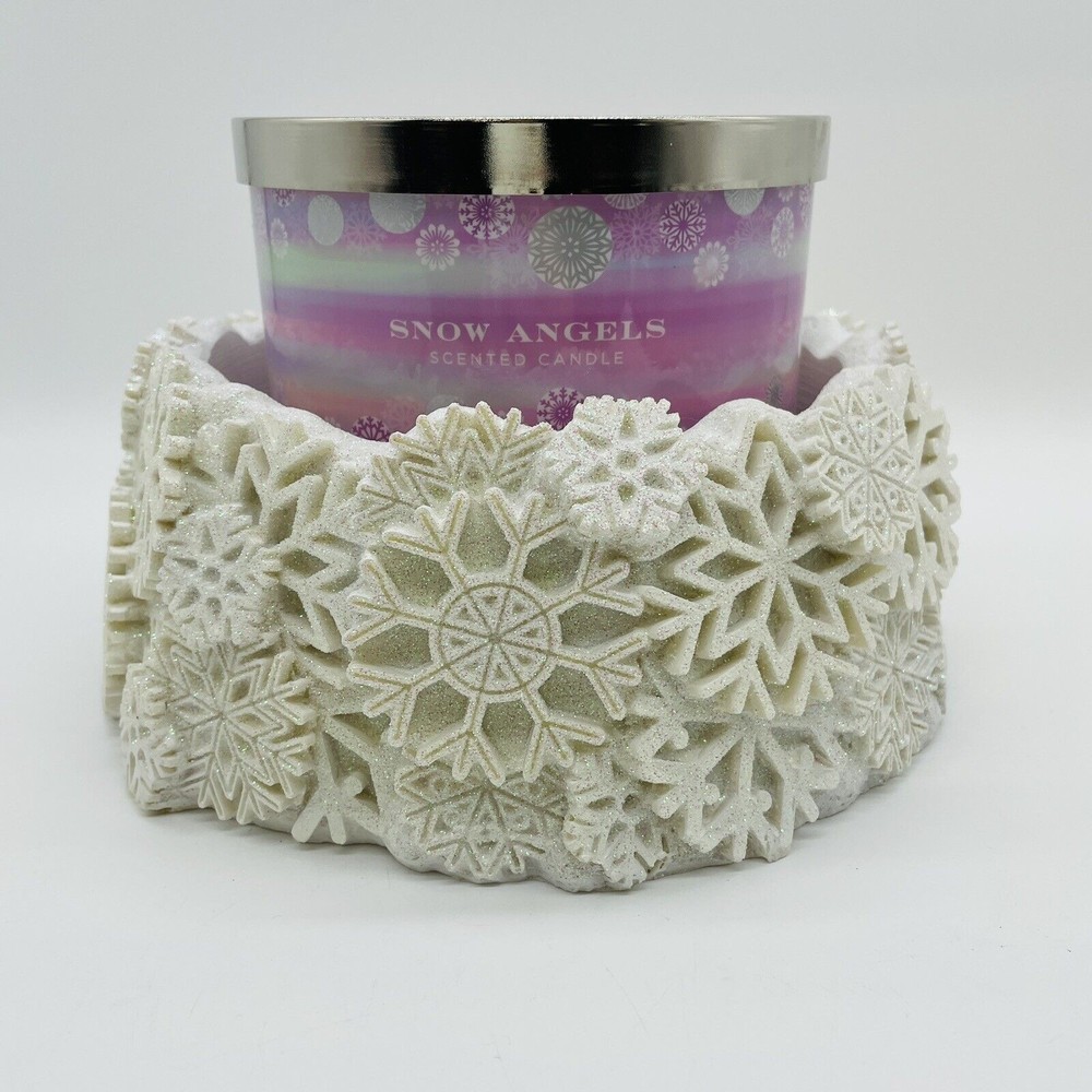 Snow angels homeworx by harry slatkin candle with Pedestal!